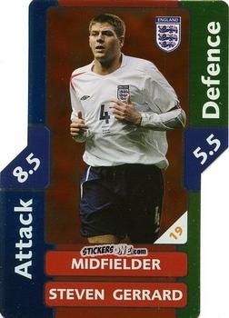 Figurina Steven Gerrard - World Cup Match Attax 2006 n. 19 - Topps