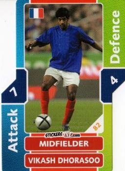 Sticker Vikash Dhorasoo - World Cup Match Attax 2006 n. 82 - Topps