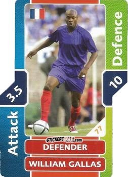 Sticker William Gallas - World Cup Match Attax 2006 n. 77 - Topps