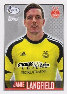 Sticker Jamie Langfield - Scottish Professional Football League 2013-2014 - Topps