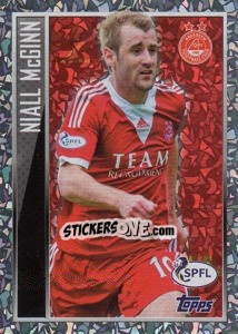 Sticker Niall McGinn (Star Player) - Scottish Professional Football League 2013-2014 n. 9 - Topps