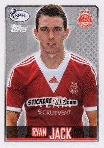 Figurina Ryan Jack - Scottish Professional Football League 2013-2014 - Topps