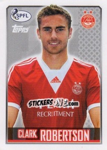 Sticker Clark Robertson - Scottish Professional Football League 2013-2014 - Topps