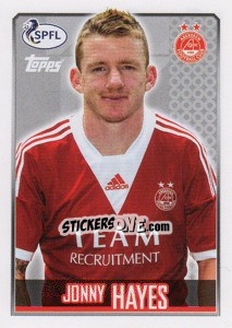 Sticker Jonny Hayes - Scottish Professional Football League 2013-2014 - Topps