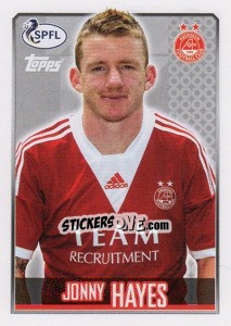 Cromo Jonny Hayes - Scottish Professional Football League 2013-2014 - Topps