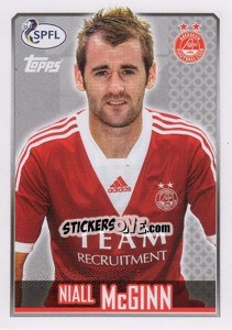 Sticker Niall McGinn - Scottish Professional Football League 2013-2014 n. 17 - Topps