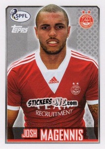 Sticker Josh Magennis - Scottish Professional Football League 2013-2014 - Topps