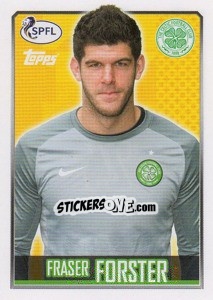 Sticker Fraser Forster - Scottish Professional Football League 2013-2014 n. 24 - Topps