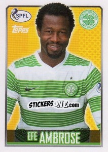 Sticker Efe Ambrose - Scottish Professional Football League 2013-2014 n. 26 - Topps
