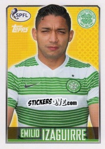 Cromo Emilio Izaguirre - Scottish Professional Football League 2013-2014 - Topps