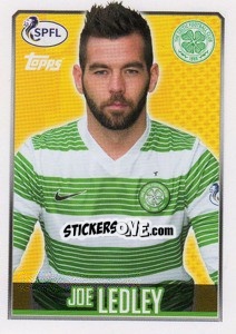 Cromo Joe Ledley - Scottish Professional Football League 2013-2014 - Topps