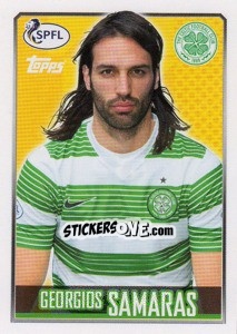 Sticker Georgios Samaras - Scottish Professional Football League 2013-2014 n. 35 - Topps