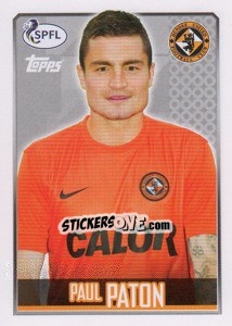 Sticker Paul Paton - Scottish Professional Football League 2013-2014 - Topps