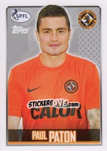 Sticker Paul Paton - Scottish Professional Football League 2013-2014 n. 42 - Topps