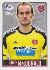 Sticker Jamie MacDonald - Scottish Professional Football League 2013-2014 n. 56 - Topps