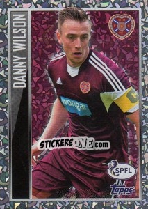Sticker Danny Wilson (Star Player) - Scottish Professional Football League 2013-2014 n. 57 - Topps