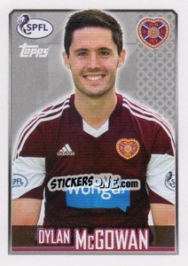 Cromo Dylan McGowan - Scottish Professional Football League 2013-2014 - Topps