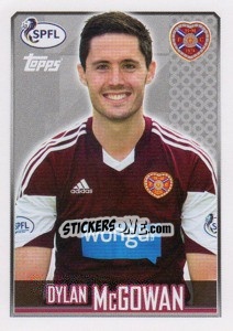 Sticker Dylan McGowan - Scottish Professional Football League 2013-2014 n. 58 - Topps