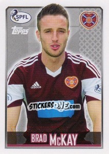 Sticker Brad McKay - Scottish Professional Football League 2013-2014 - Topps