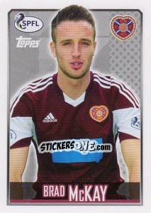 Sticker Brad McKay - Scottish Professional Football League 2013-2014 n. 60 - Topps