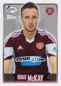 Cromo Brad McKay - Scottish Professional Football League 2013-2014 - Topps