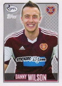 Figurina Danny Wilson - Scottish Professional Football League 2013-2014 n. 61 - Topps