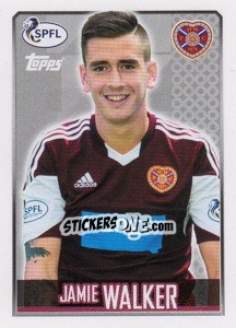 Sticker Jamie Walker - Scottish Professional Football League 2013-2014 - Topps