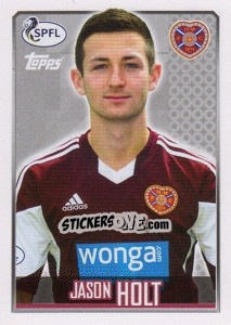 Sticker Jason Holt - Scottish Professional Football League 2013-2014 n. 65 - Topps