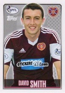 Sticker David Smith - Scottish Professional Football League 2013-2014 - Topps