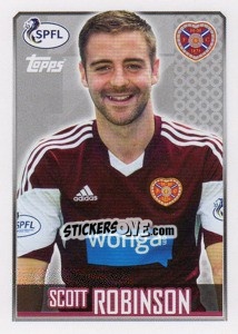 Sticker Scott Robinson - Scottish Professional Football League 2013-2014 - Topps