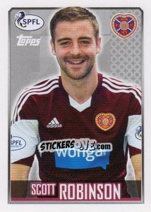 Figurina Scott Robinson - Scottish Professional Football League 2013-2014 - Topps