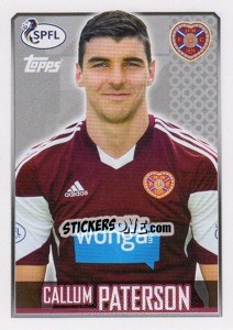 Sticker Callum Paterson - Scottish Professional Football League 2013-2014 - Topps