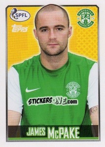 Sticker James McPake - Scottish Professional Football League 2013-2014 n. 74 - Topps