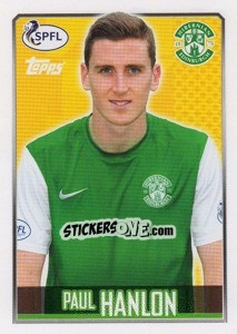 Cromo Paul Hanlon - Scottish Professional Football League 2013-2014 - Topps