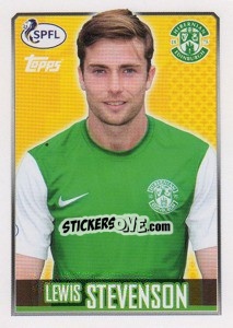 Sticker Lewis Stevenson - Scottish Professional Football League 2013-2014 - Topps