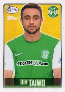 Cromo Tom Taiwo - Scottish Professional Football League 2013-2014 - Topps