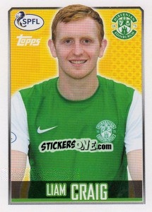 Sticker Liam Craig - Scottish Professional Football League 2013-2014 - Topps