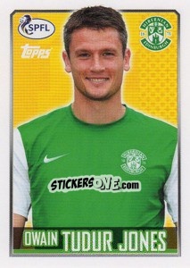 Cromo Owain Tudur Jones - Scottish Professional Football League 2013-2014 - Topps