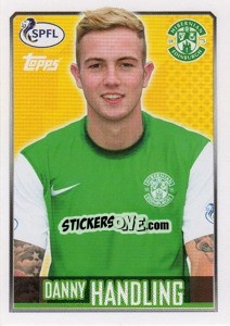 Sticker Danny Handling - Scottish Professional Football League 2013-2014 - Topps