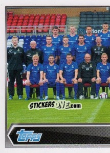 Sticker Team Photo - Scottish Professional Football League 2013-2014 - Topps