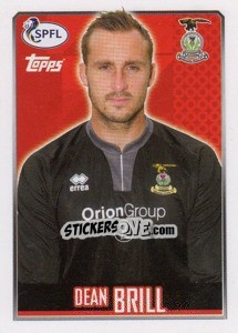 Sticker Dean Brill - Scottish Professional Football League 2013-2014 - Topps