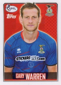 Cromo Gary Warren - Scottish Professional Football League 2013-2014 - Topps