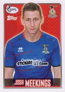 Sticker Josh Meekings - Scottish Professional Football League 2013-2014 - Topps