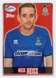 Sticker Nick Ross - Scottish Professional Football League 2013-2014 - Topps