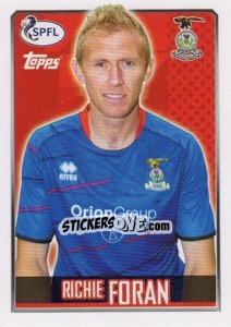 Sticker Richie Foran - Scottish Professional Football League 2013-2014 n. 100 - Topps