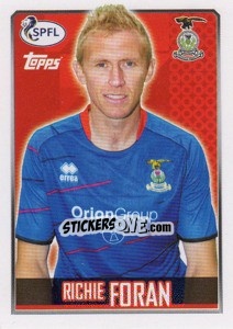 Cromo Richie Foran - Scottish Professional Football League 2013-2014 - Topps