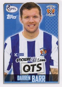 Sticker Darren Barr - Scottish Professional Football League 2013-2014 - Topps