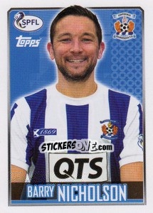 Sticker Barry Nicholson - Scottish Professional Football League 2013-2014 n. 112 - Topps