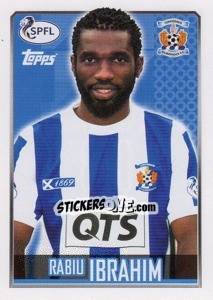 Figurina Rabiu Ibrahim - Scottish Professional Football League 2013-2014 - Topps