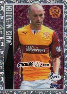 Sticker James McFadden (Star Player) - Scottish Professional Football League 2013-2014 n. 121 - Topps